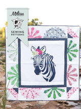 Zinnia Zebra Quilt Pattern | Digital PDF Pattern